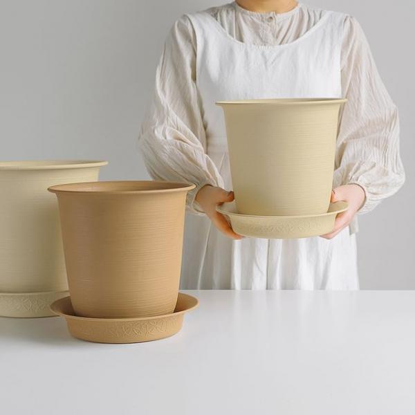 고급스러운 인테리어 화분 2종 받침세트 대형화분