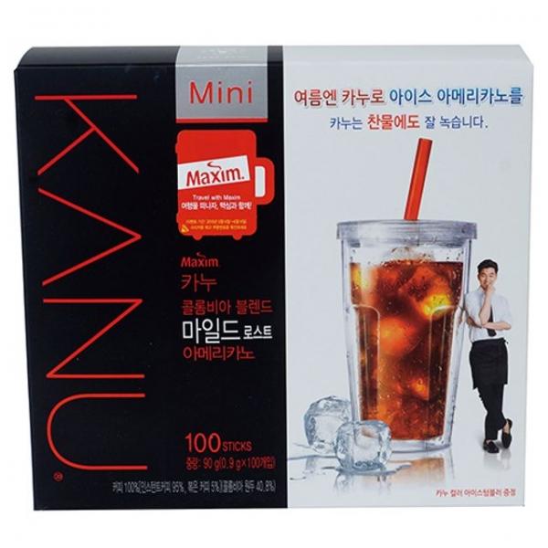 (주)동서커피 1팩 카누 미니마일드(100포)