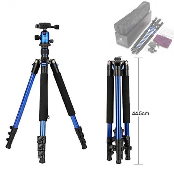 캐논 EOS R 삼각대 트래블러 접사 볼헤드-Q555블루