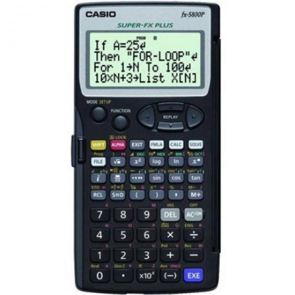 CASIO 공학용 계산기 (FX-5800P) 계산기 카시오