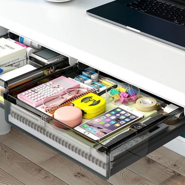 책상 보조 서랍 부착식 데스크 수납 정리 사무용품