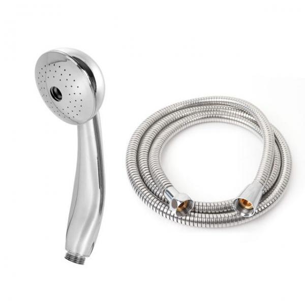 올크롬 샤워기 중 고급메탈호스세트 2m/샤워헤드 절수