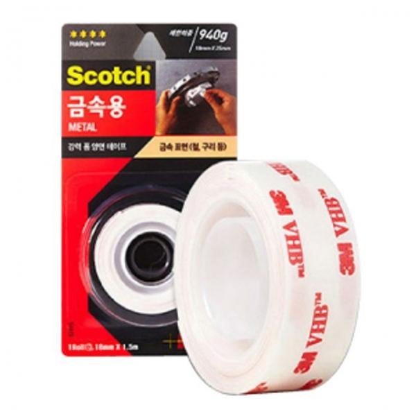 3M Scotch ST115 강력 백색 VHB 다용도 폼 테이프