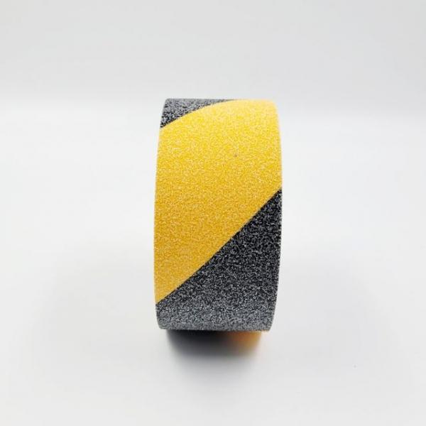 검은색 노란색 야외용 미끄럼방지 테이프(5M X 5CM)