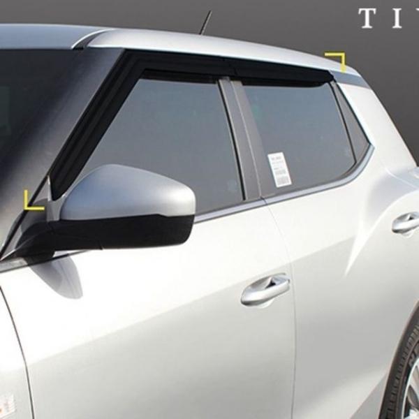 티볼리 썬바이저 블랙 선바이저 윈도우 창문 빗물받이