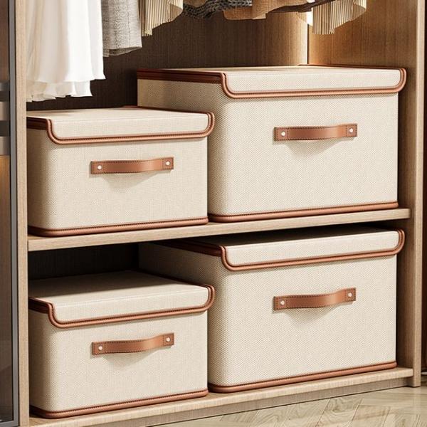 옷장정리 소품수납 뚜껑있는 옥스퍼드 정리함 대형L