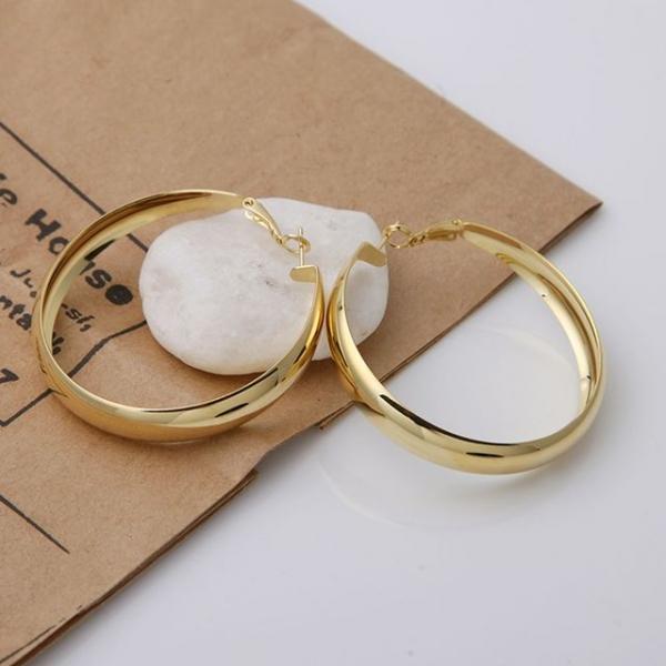 14K GF 골드필드 핀 쟈스민 링 귀걸이