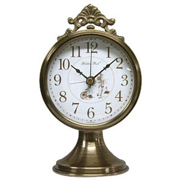 GB9057 무소음 알람 자전거 앤틱 탁상시계 제조한국