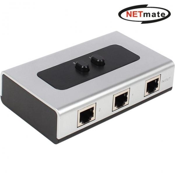 NETmate UTP 2대1 인터넷 수동선택기/랜선택기