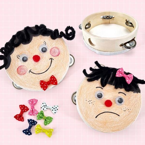 악기놀이 얼굴 탬버린 만들기(1인)