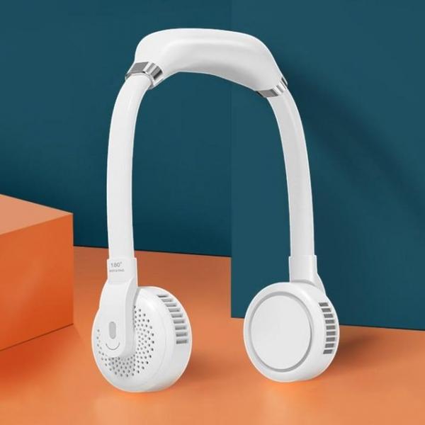 핸즈프리 휴대용 목걸이 선풍기 대용량 2000mhn 넥선