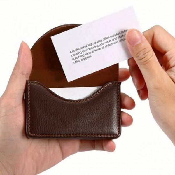 클래식한 명함케이스 자석 명함지갑