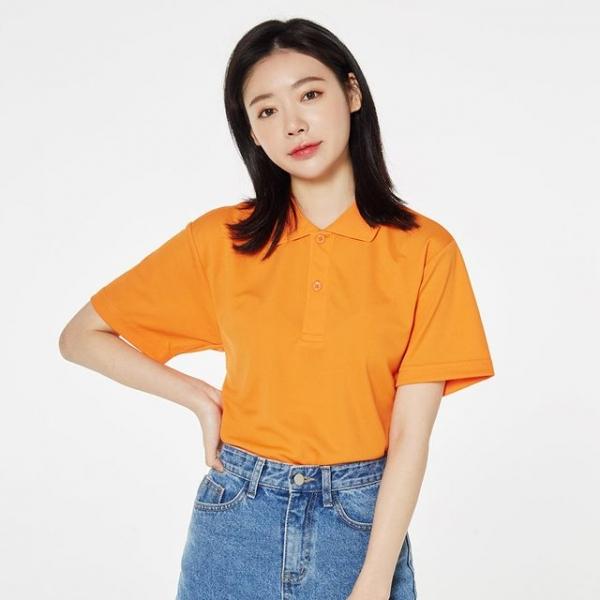 남녀공용 UV컷 드라이 기능성 반팔 카라 여름 티셔츠