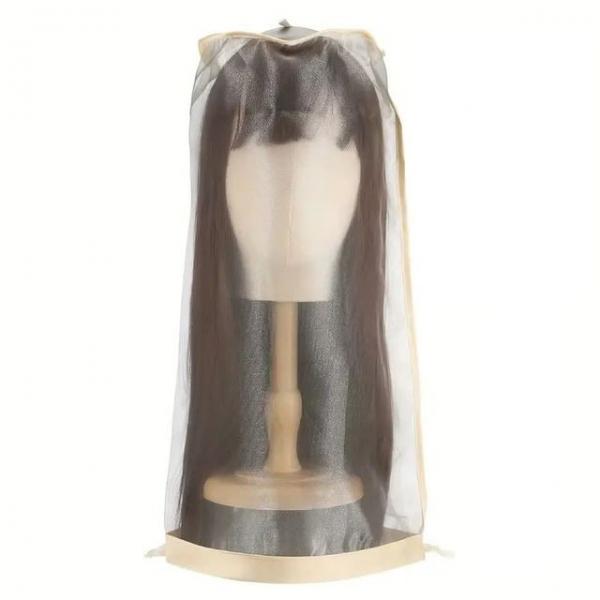 간편한 가발 보관 파우치 메쉬 방진 다용도 여행용