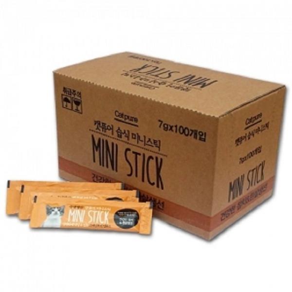 고양이 츄르 스틱 참치 흰살생선 박스100개입