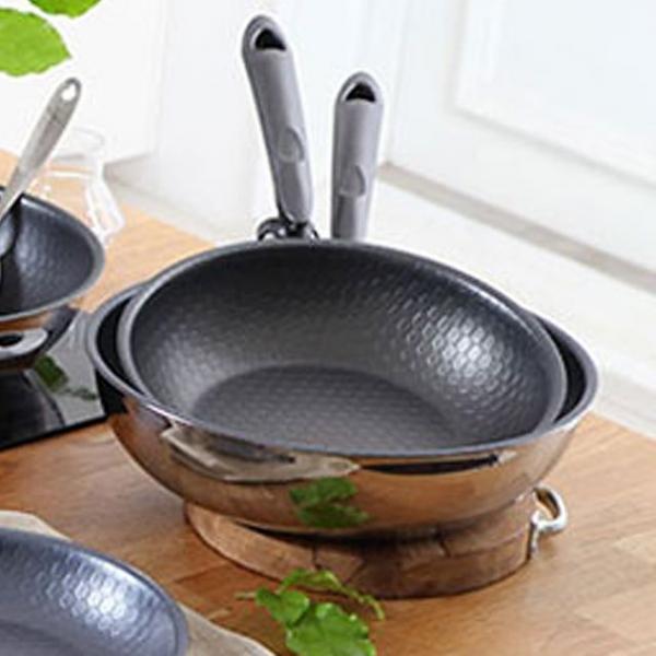 알텐바흐 IH 스텐  웍팬 30cm 1P 멀티웍 궁중팬