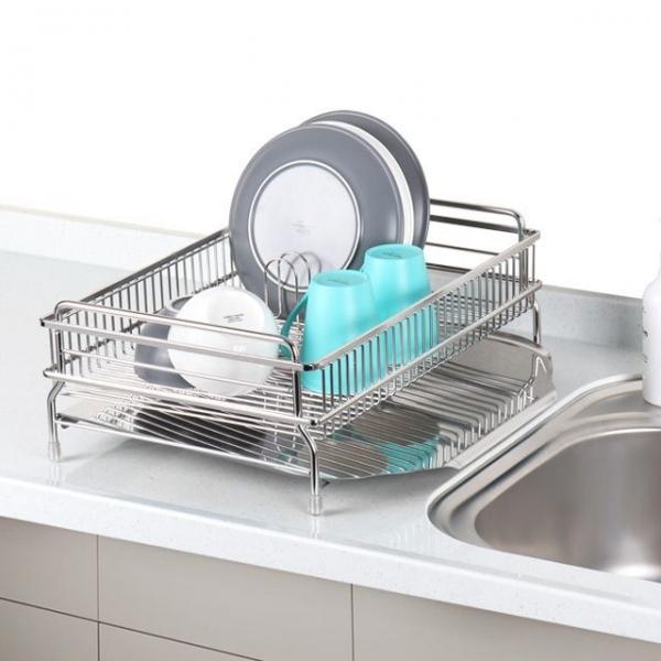 H-304올스텐1단 주방 설거지 싱크대 그릇 식기건조대
