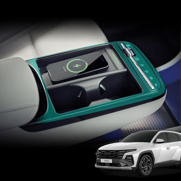 투싼 NX4 페이스리프트 콘솔박스 PPF 보호필름