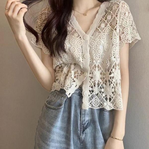 데이지 썸머 크로셰 가디건