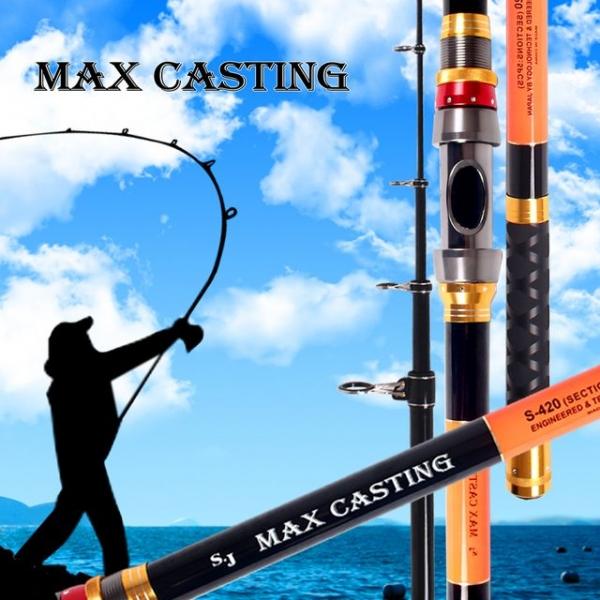 S.J맥스캐스팅 원투릴 갯바위 참돔 바다 원투 낚시대