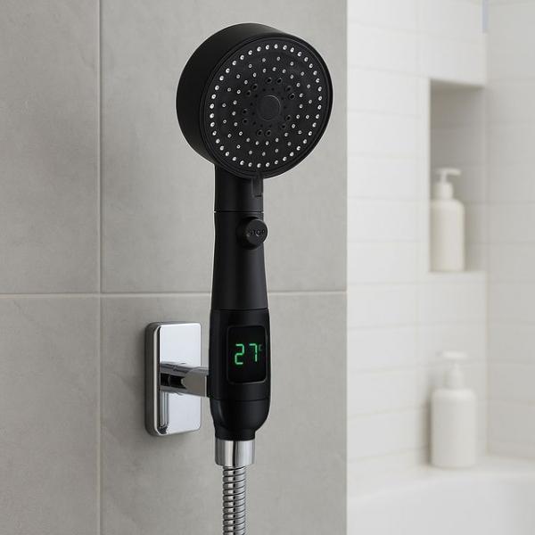 터보 부스터 온도 온오프 5단 수압상승 샤워기헤드