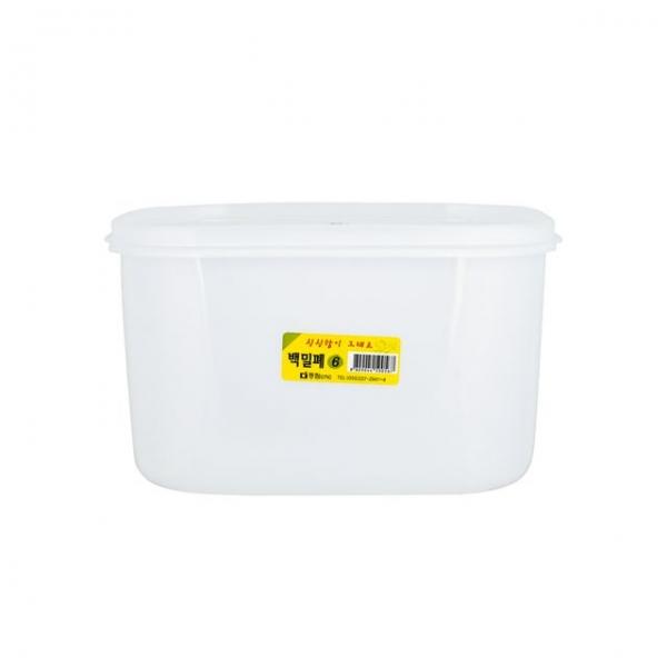 국산 백색 대형 대용량 밀폐용기 백밀폐 6호