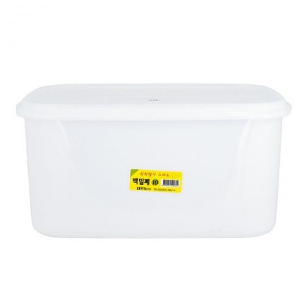 백색 대형 다용도 대용량 밀폐용기 백밀폐 10호