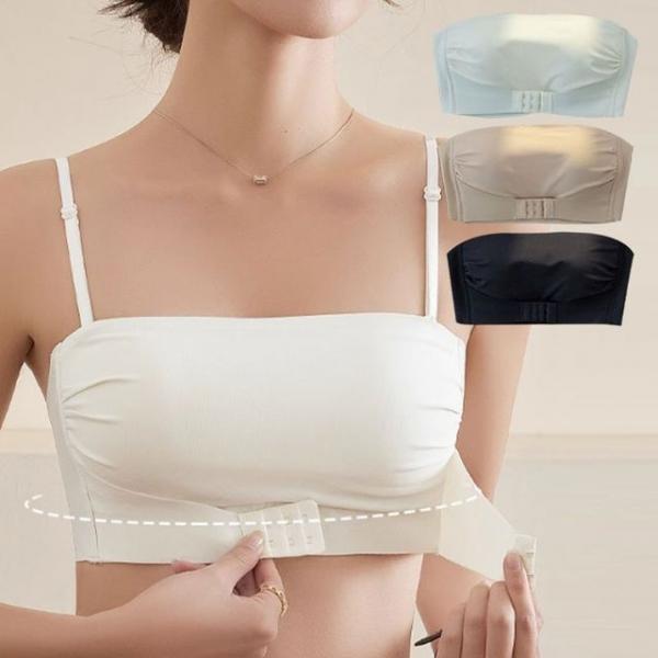 투타입 심리스 앞후크 브라