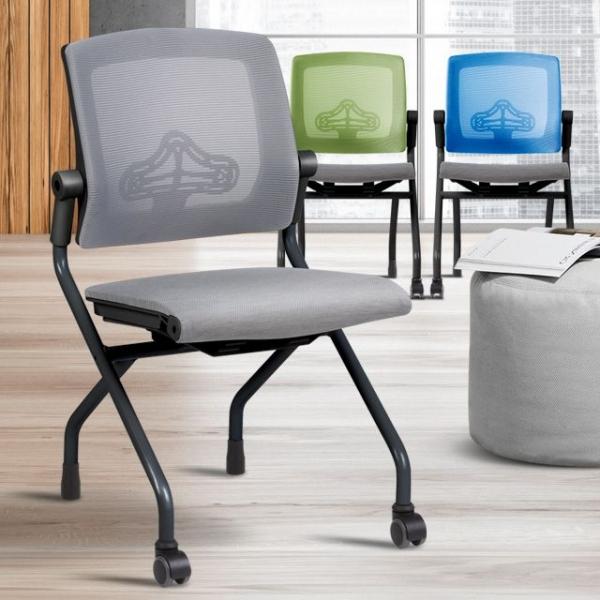 b3 반고정의자 폴딩체어 간이 접이식 교회 간의 간편