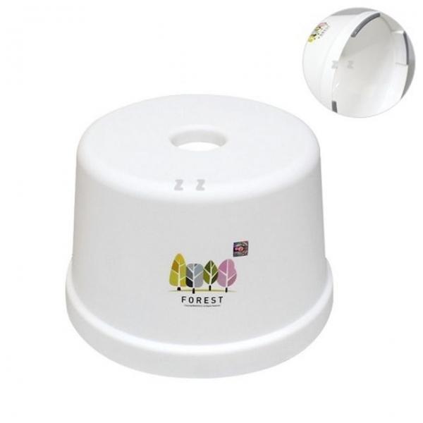 원형 욕실의자(약25.8xH17cm) 바닥 고무패킹