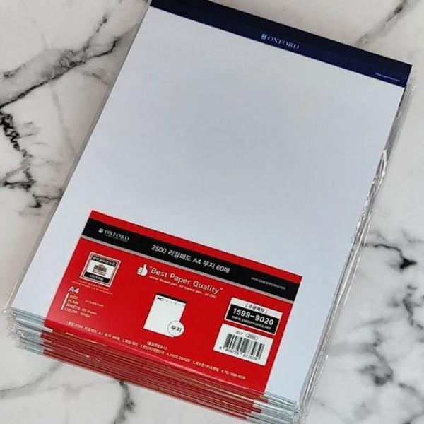 브랜빌  노트/리갈패드-무선 A4 60매 10권