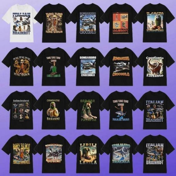 MZ 유니크스타일 인싸 이탈리아브레인롯티셔츠