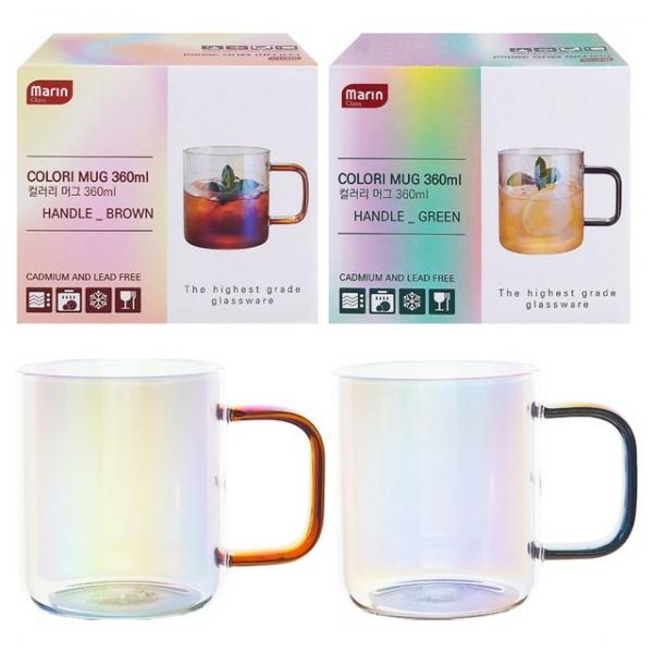 마린글라스 컬러리 머그 360ml