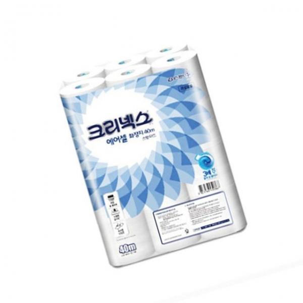 화장지 40m 24롤 물에녹는 엠보싱화장지 두루마리