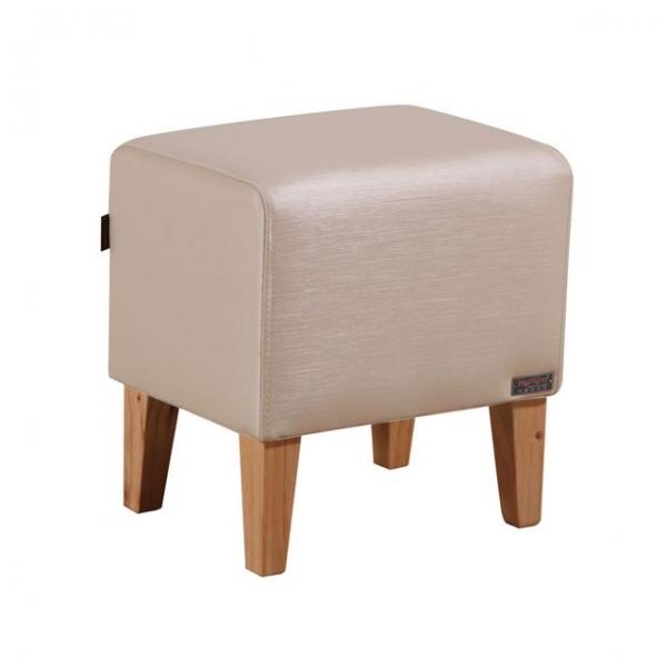 라티 아이보리 원목 보조의자/화장대의자미니간이스툴