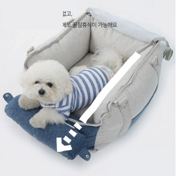 강아지 차량용 디망쉬 카시트 애견 차 멀미