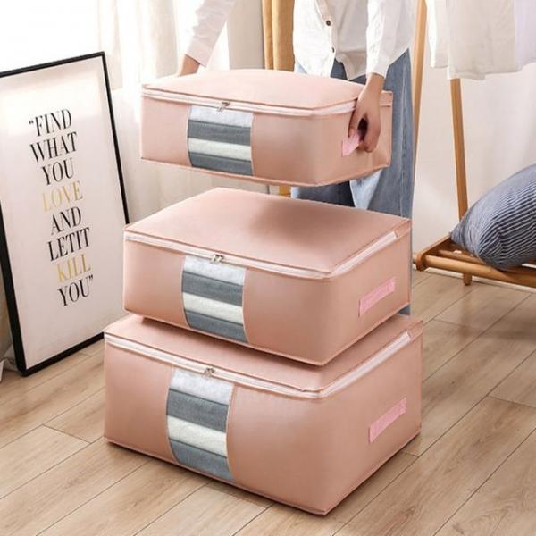 이불 수납 파우치 옷장 정리 의류 압축 보관 특대형