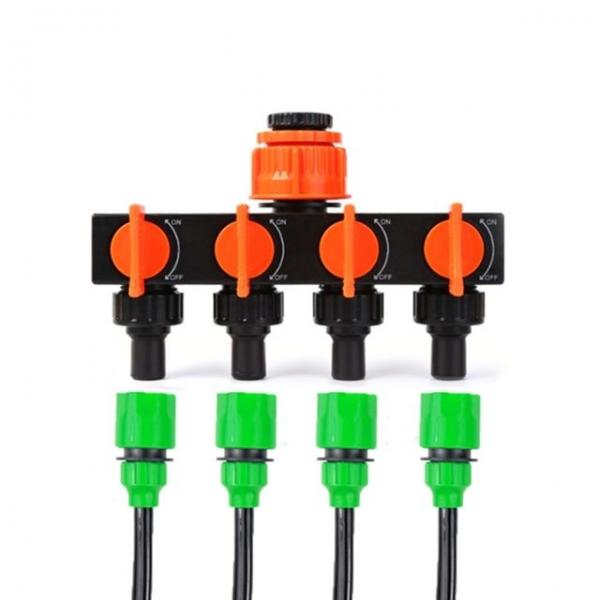 개별밸브 4구 수도분배기 물호스분배기