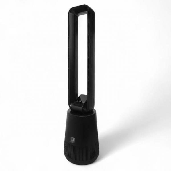 타워형 날개 없는 리모컨 저소음 회전 선풍기 공기청