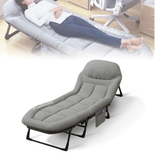 접이식 간이침대 캠핑 사무실 병원 보호자 폴딩 베드