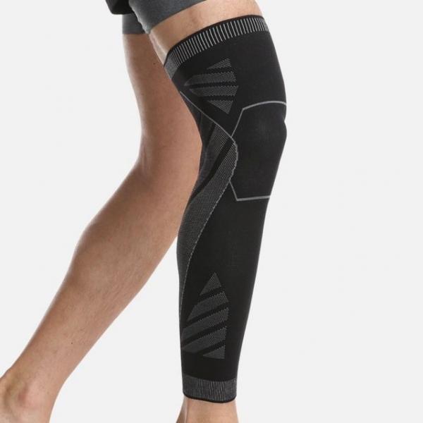 실리콘 미끄럼방지 긴 무릎 다리 보호대 1P