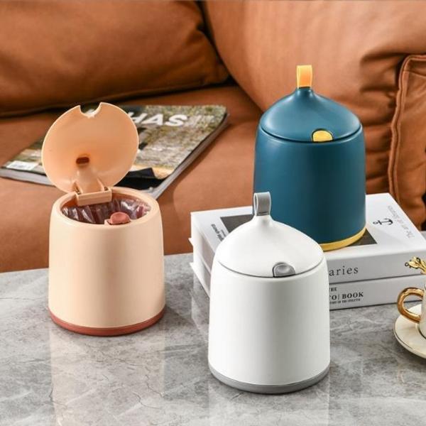 화장대 미니휴지통 쓰레기봉투 세트 탁상용 다용도