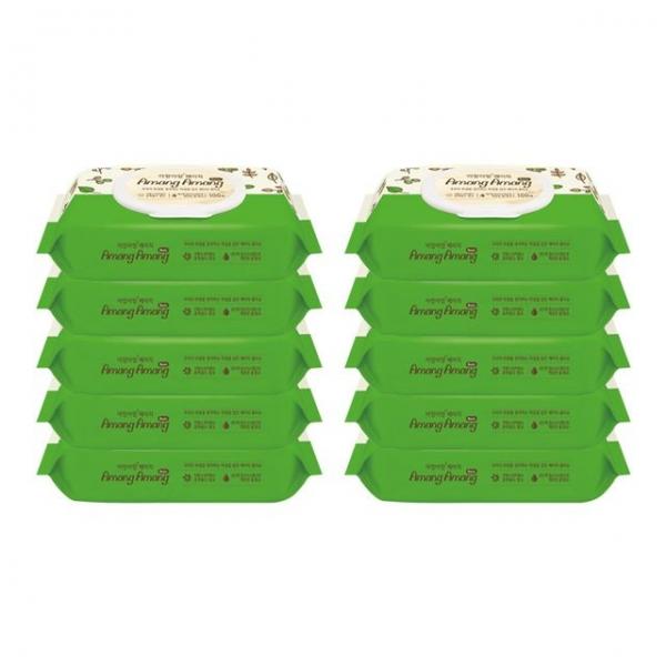 아망아망소프트 베이직물티슈 캡형 100매x10팩