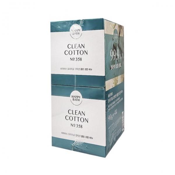 오리지널 컬렉션 클린코튼 비누 90g x 4개입 해피바스
