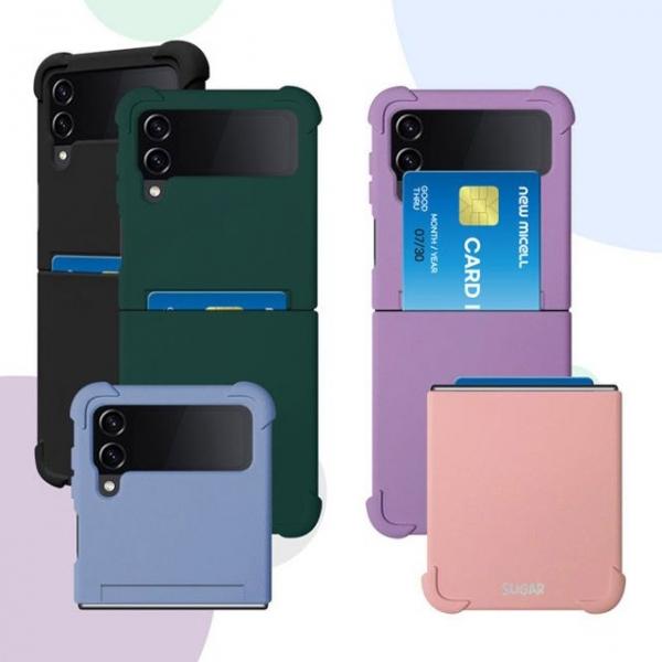 뉴미셀 SF 카드 에어 젤리 Z플립4 케이스