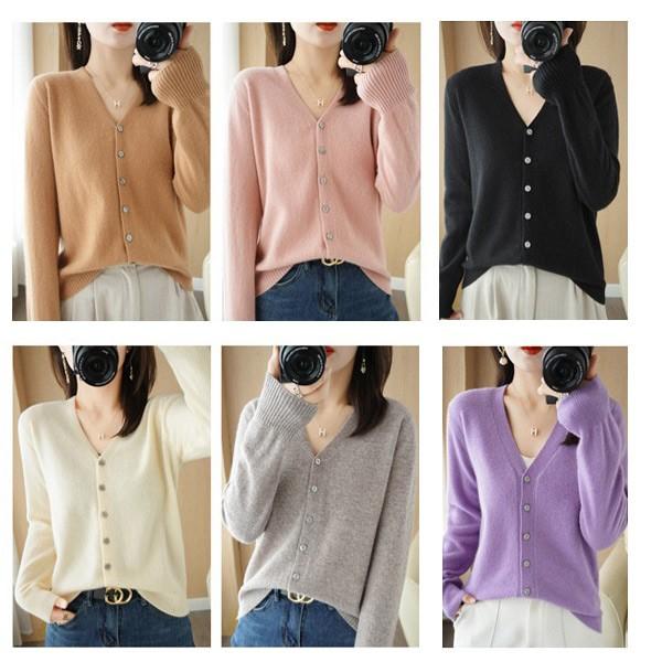 여성 간절기 니트 가디건 6컬러