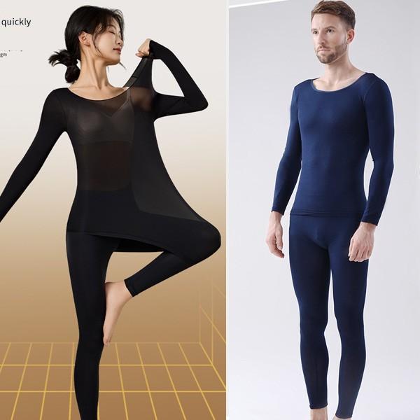 보온내의세트 여성 겨울내복 내복상하세트 골지 발열내복 히트텍 방한내의 보온내의