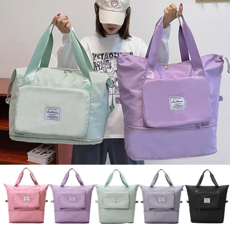 여행 확장형 빅사이즈 보스턴백 파우치형/여행 운동 대용량 가방 /캐리어 보조가방/폴딩백