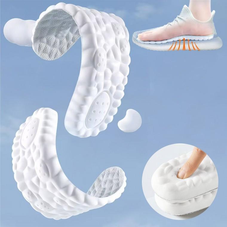 푹신한 쿠션깔창 기능성 편안함 충격흡수 족저근 평발 쿠션깔창 운동화 밑창 관절 발바닥보호