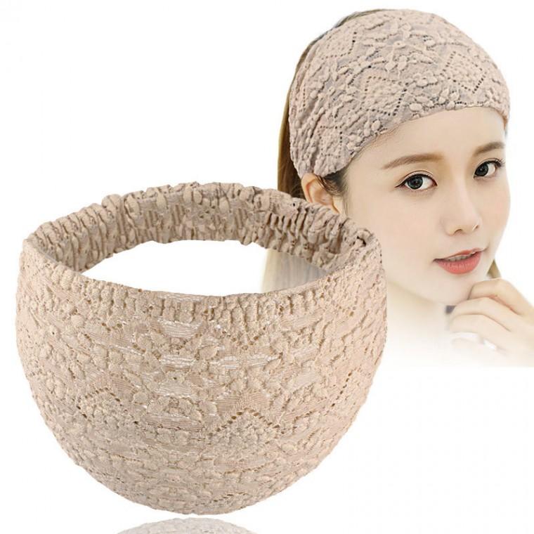 망사 반다나 레이스 헤어밴드 비니 머리띠